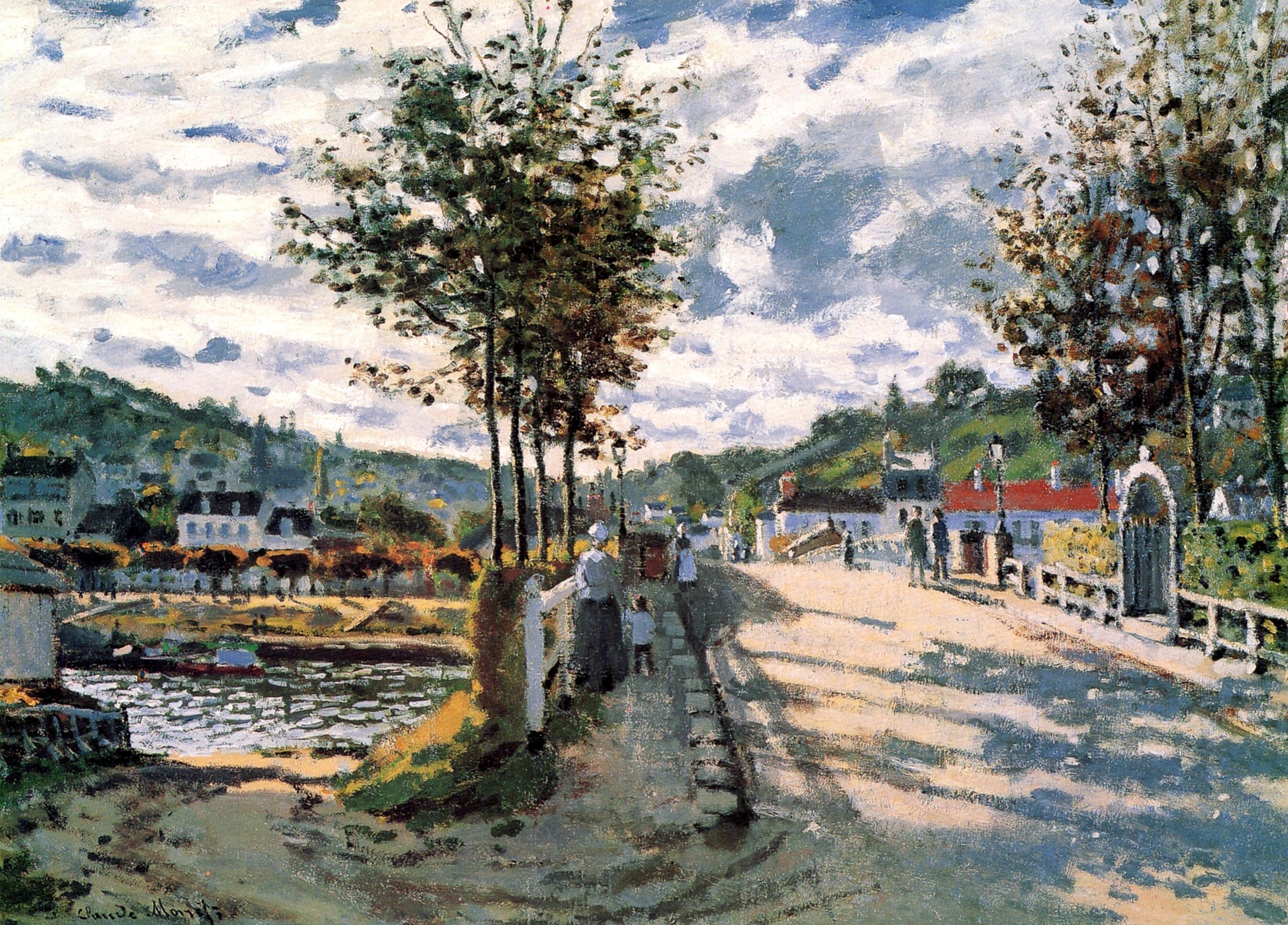 Oscar-Claude Monet - The Seine at Bougival